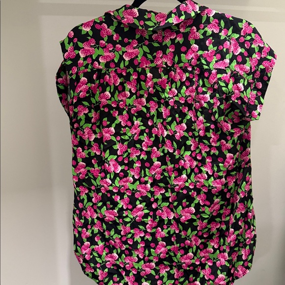 ModCloth Jam Packed on the Prairie Raspberry top small - Picture 5 of 5